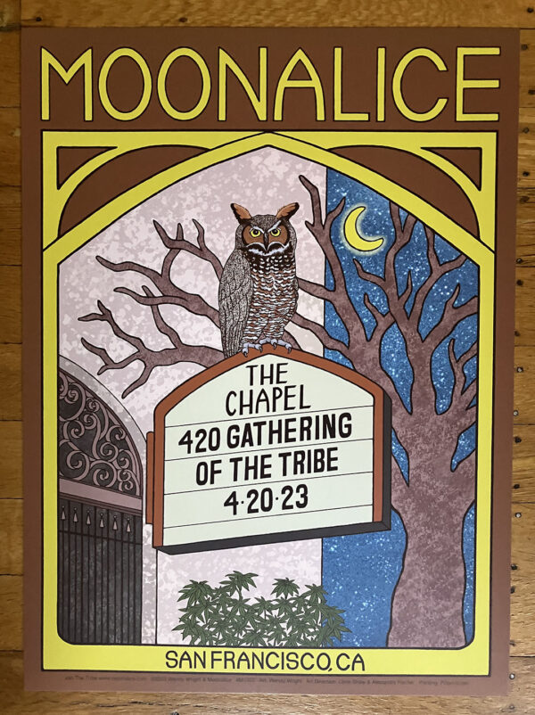 Moonalice 420 2023 Concert Poster