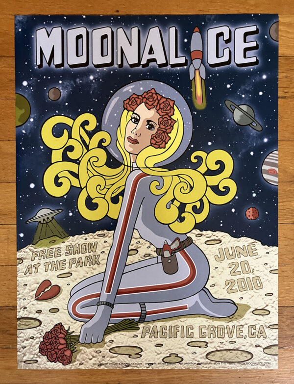 Moonalice Pacific Grove 2010 Concert Poster