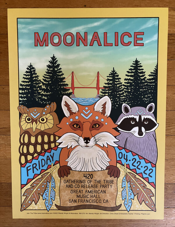 Moonalice 420 2022 show poster