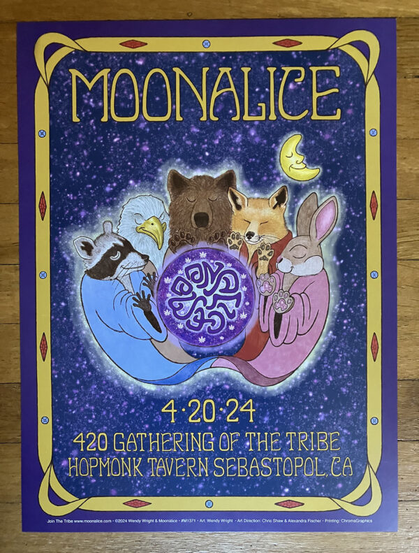 Moonalice 420 2024 Concert Show Poster