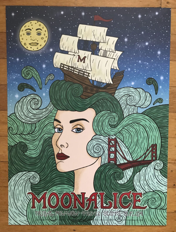 Moonalice 420 2012 concert poster