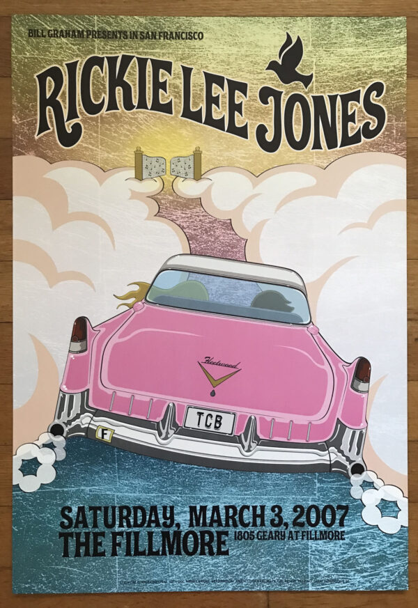 Rickie Lee Jones Fillmore Poster