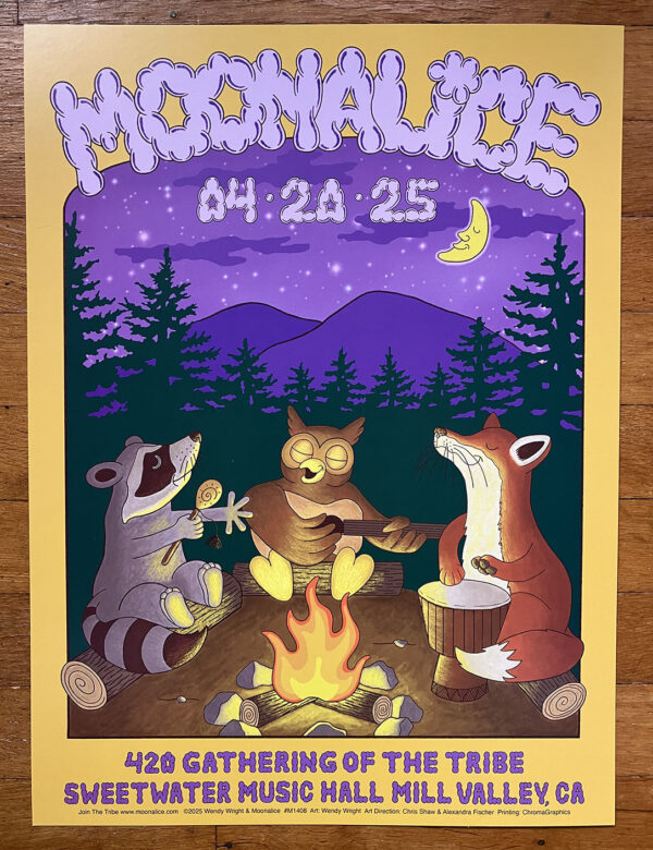 Moonalice 420 2025 concert show poster